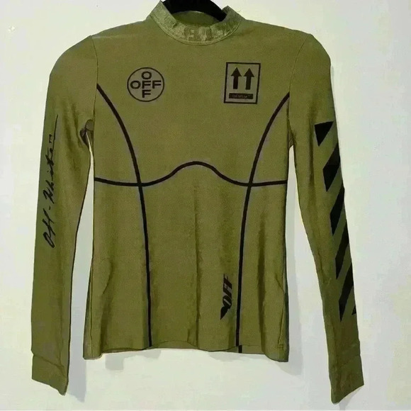 Off white Virgil abloh long sleeve stretch shirt - Picture 1 of 3